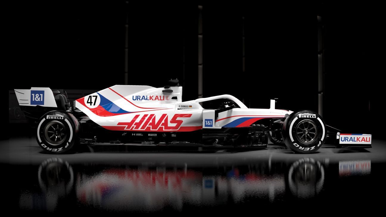 Haas uncovers new livery for 2021