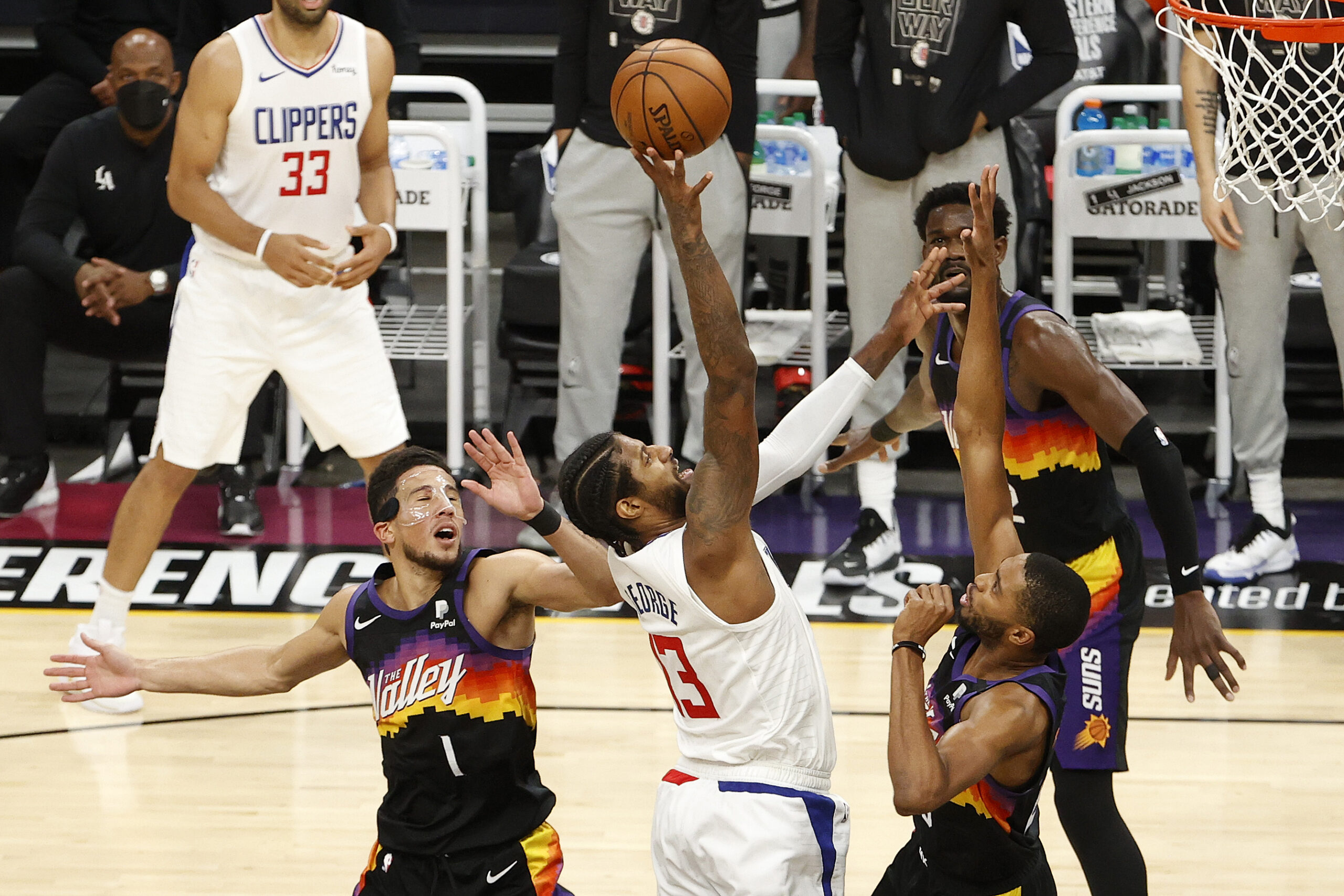 Paul George assists the Los Angeles Clippers with remaining alive with an epic appearance in Game 5