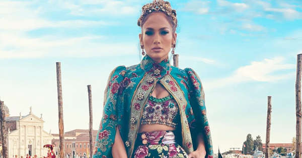 Jennifer Lopez rocks regal floral-print ensemble for Dolce & Gabbana show in Venice