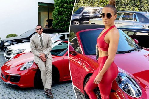 Alex Rodriguez presents with the Porsche he once gifted ex Jennifer Lopez