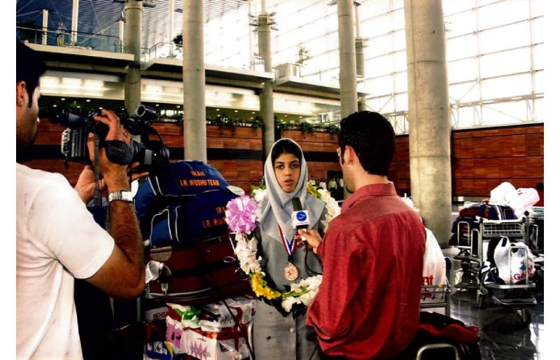 Fatemeh Dehghani, with 9 gold, 10 silver, and 2 bronze medals