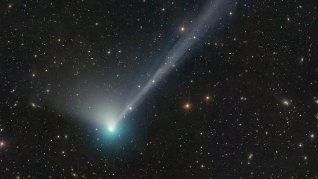 The first green comet to pass Earth since Neanderthals roamed the planet will do so