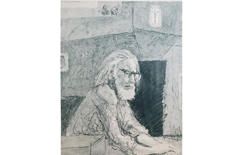 “Father Ernesto Cardenal, 1972,” by Dino Aranda