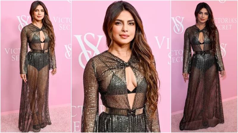 New York Fashion Week at Victoria’s Secret Actress Priyanka Chopra Appeared in her glamorous look