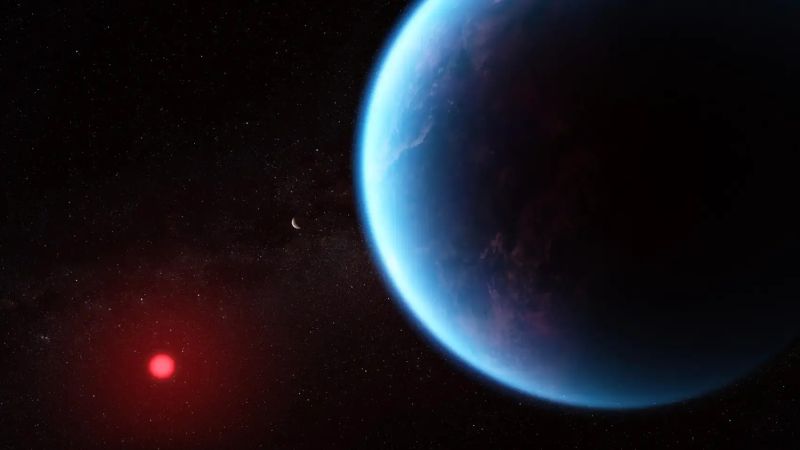 Webb Space Telescope Discovers Important Molecules on Exoplanet K2-18 b