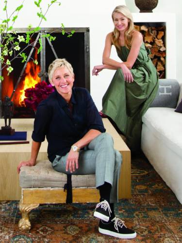The living room of Ellen DeGeneres and Portia De Rossi oozes “California casual” style, which is the most recent lifestyle trend for 2024