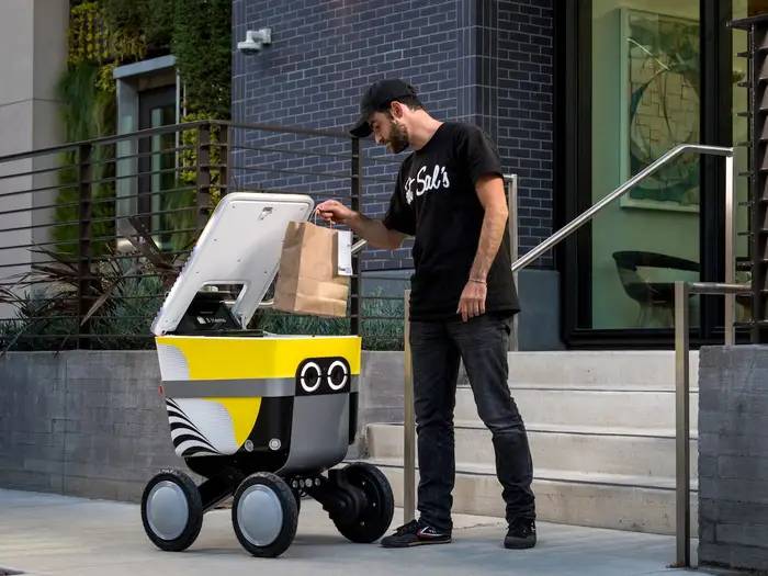 Delivery robots supported by Uber will implement technology from an Israeli startup that enables remote human operators to control them