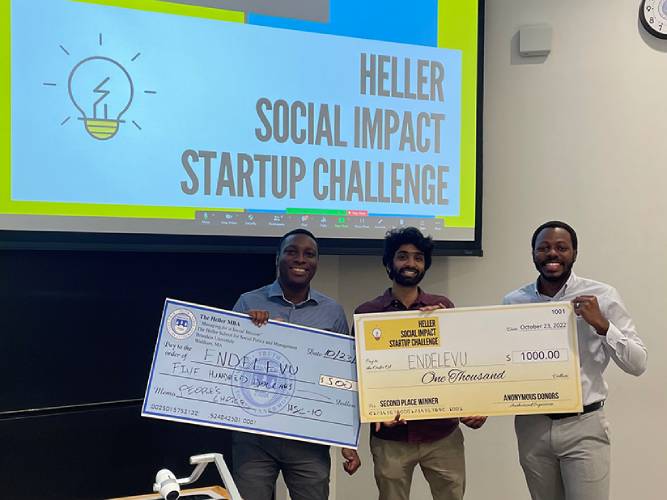 This year’s Heller Startup Challenge experienced a success