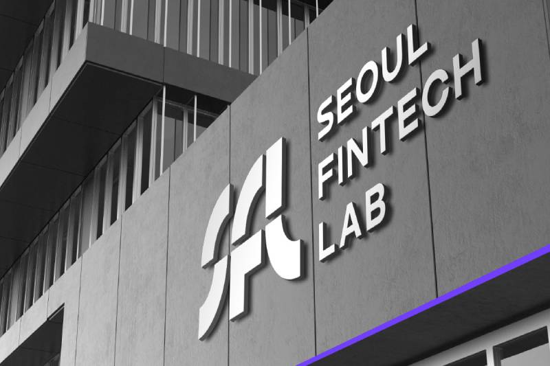 An upcoming event is announced by Seoul Fintech Lab, a Fintech Startup Support Organization
