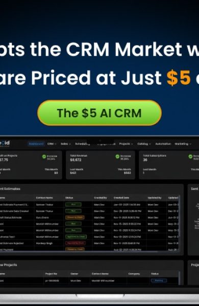 Saleoid Disrupts CRM Market with AI-Powered Software Priced at $5 a Month